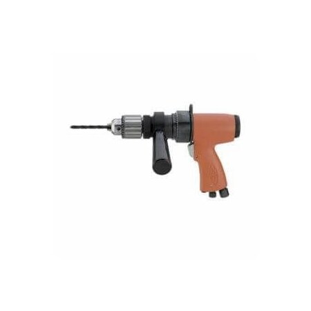 Sioux Tools Pistol Grip Drill, ToolKit Bare Tool, 12 Chuck, 3JawKey Chuck, 300 RPM, 08 hp, 90 PSI Air, 1 3P2140